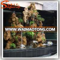 Rockery decorative water fountains for home fiberglass water fountains for sale